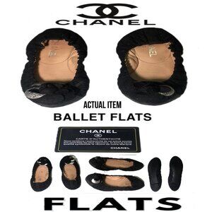 🛑CHANEL Designer ➕🆒 FLATS Flower SANDALS Ballet SHOES Logo Comfort 💸BUY NOW‼️